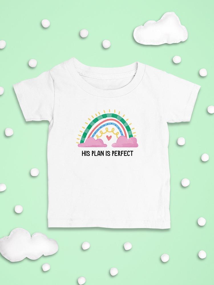 His Plan Is Perfect, Rainbow T-shirt -SmartPrintsInk Designs