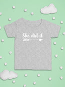 Siblings, She Did It T-shirt -SmartPrintsInk Designs
