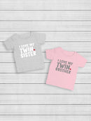 Love My Twin Sister T-shirt -SmartPrintsInk Designs