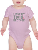 I Love My Twin Sister Bodysuit -SmartPrintsInk Designs