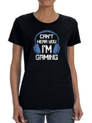 Can't Hear You T-shirt -SmartPrintsInk Designs