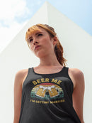 Beer Me Racerback Tank -SmartPrintsInk Designs