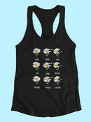 Daisies And Life Racerback Tank -SmartPrintsInk Designs