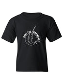 Save The Narwhals T-shirt -SmartPrintsInk Designs