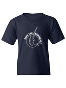 Save The Narwhals T-shirt -SmartPrintsInk Designs