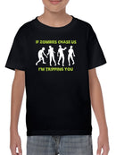 If They Chase Us T-shirt -SmartPrintsInk Designs