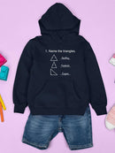 Task: Name The Triangles Hoodie -SmartPrintsInk Designs