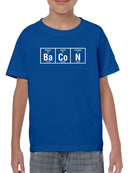 Elements Of Bacon T-shirt -SmartPrintsInk Designs
