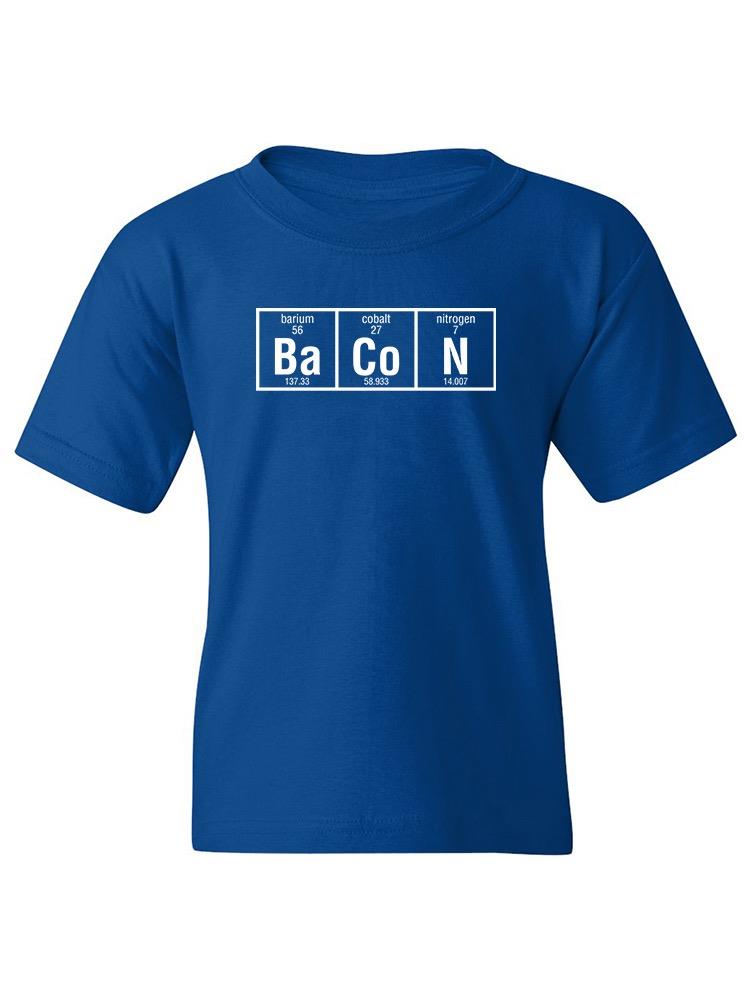 Elements Of Bacon T-shirt -SmartPrintsInk Designs