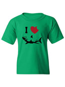 I Love Sharks T-shirt -SmartPrintsInk Designs