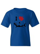 I Love Sharks T-shirt -SmartPrintsInk Designs