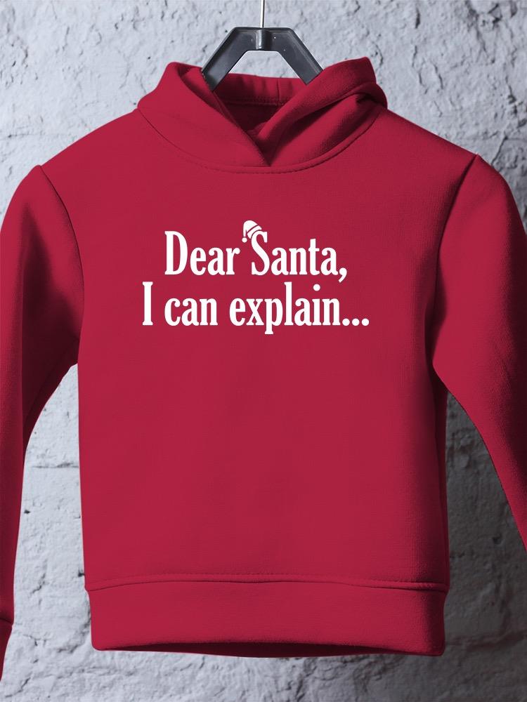 Dear Santa... Hoodie -SmartPrintsInk Designs