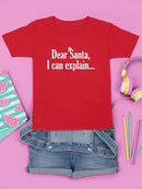 Dear Santa... T-shirt -SmartPrintsInk Designs