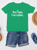 Dear Santa... T-shirt -SmartPrintsInk Designs