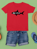 Shark, Brother Lettering T-shirt -SmartPrintsInk Designs