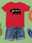 Bear, Brother Lettering T-shirt -SmartPrintsInk Designs