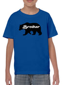 Bear, Brother Lettering T-shirt -SmartPrintsInk Designs
