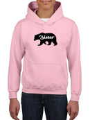 Sister Bear Hoodie -SmartPrintsInk Designs