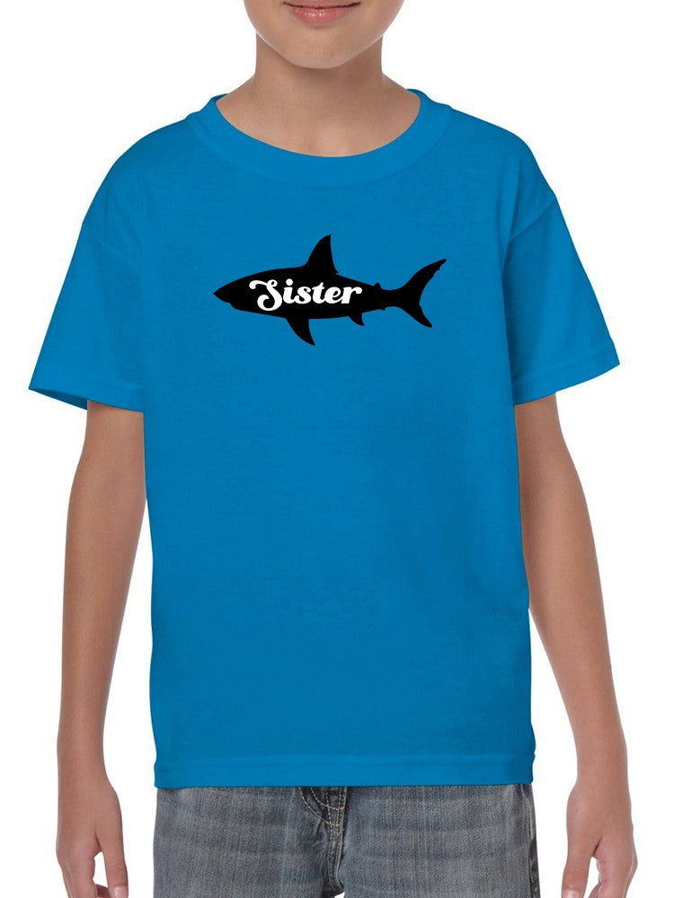 Sister Shark T-shirt -SmartPrintsInk Designs
