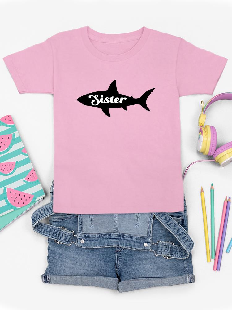 Sister Shark T-shirt -SmartPrintsInk Designs