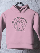 Can't Touch This Hedgehog Hoodie -SmartPrintsInk Designs