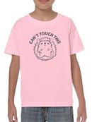 Can't Touch This Hedgehog T-shirt -SmartPrintsInk Designs
