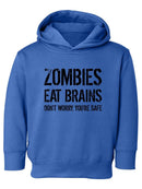 Don't Worry, You're Safe Hoodie -SmartPrintsInk Designs