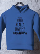 Really Love Grandpa Hoodie -SmartPrintsInk Designs