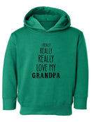 Really Love Grandpa Hoodie -SmartPrintsInk Designs