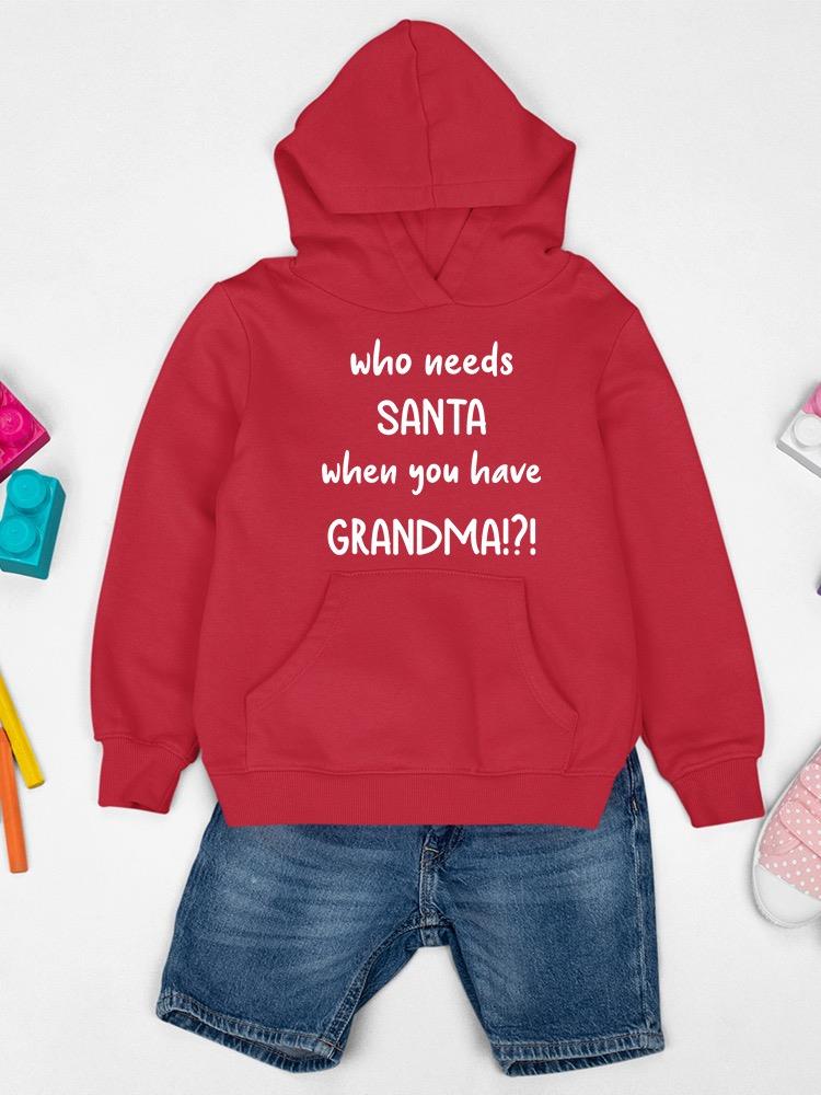 Who Needs Santa? Hoodie -SmartPrintsInk Designs