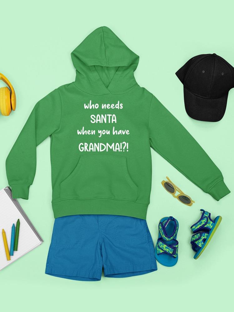 Who Needs Santa? Hoodie -SmartPrintsInk Designs