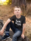 Two The Moon T-shirt -SmartPrintsInk Designs
