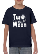 Two The Moon T-shirt -SmartPrintsInk Designs