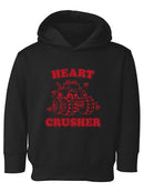 Heart Crusher Hoodie -SmartPrintsInk Designs