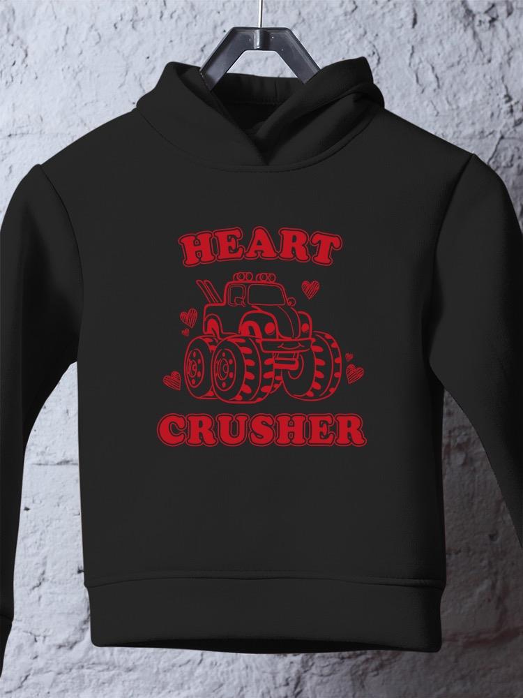 Heart Crusher Hoodie -SmartPrintsInk Designs