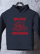 Heart Crusher Hoodie -SmartPrintsInk Designs