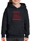 Heart Crusher Hoodie -SmartPrintsInk Designs