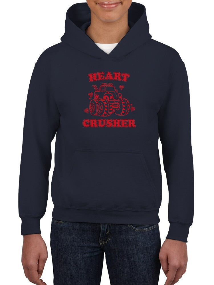 Heart Crusher Hoodie -SmartPrintsInk Designs
