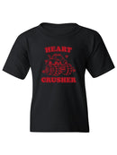Heart Crusher T-shirt -SmartPrintsInk Designs