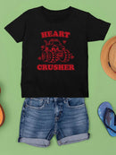 Heart Crusher T-shirt -SmartPrintsInk Designs