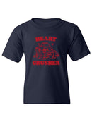 Heart Crusher T-shirt -SmartPrintsInk Designs