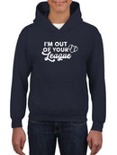 Out Of Your League Hoodie -SmartPrintsInk Designs