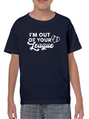 Out Of Your League T-shirt -SmartPrintsInk Designs