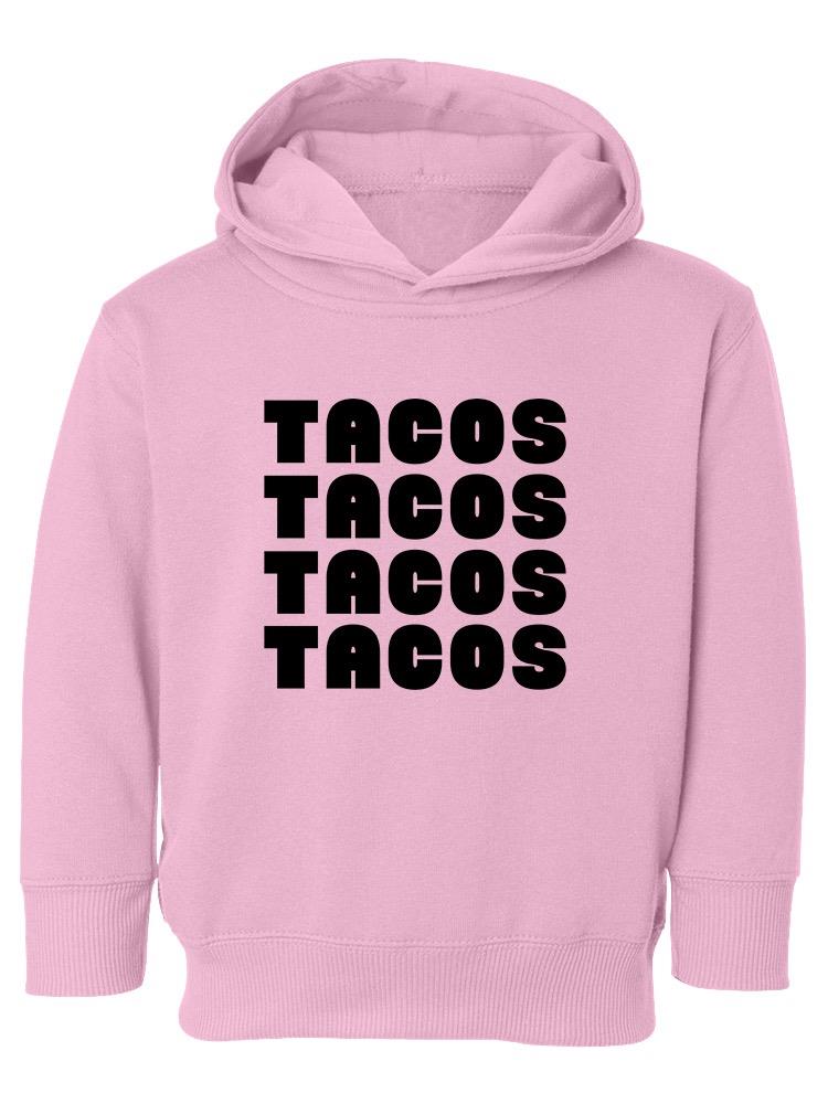 Tacos Love Hoodie -SmartPrintsInk Designs