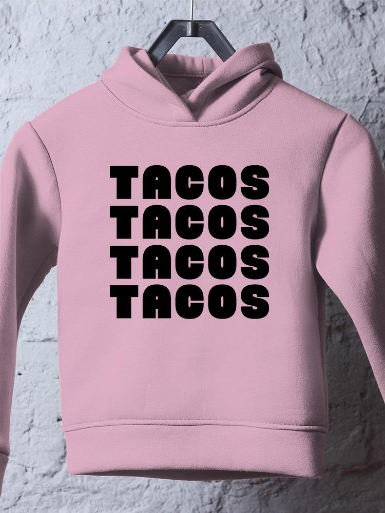 Tacos Love Hoodie -SmartPrintsInk Designs