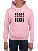 Tacos Love Hoodie -SmartPrintsInk Designs