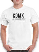 Cdmx Coordinates T-shirt -SmartPrintsInk Designs
