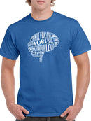 Brain  T-shirt -SmartPrintsInk Designs