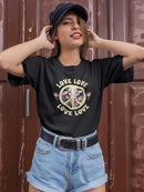 Love And Peace T-shirt -SmartPrintsInk Designs