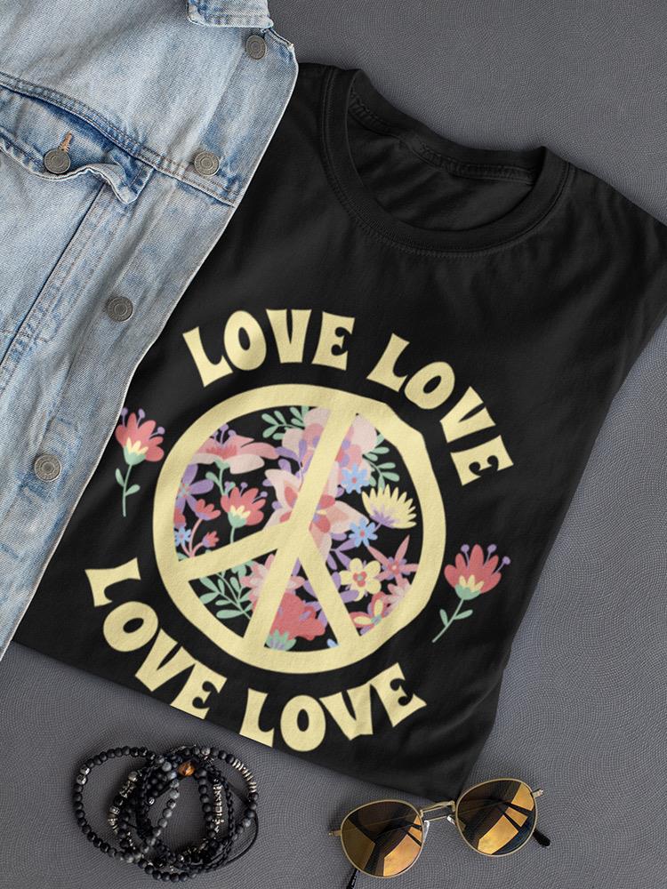 Love And Peace T-shirt -SmartPrintsInk Designs